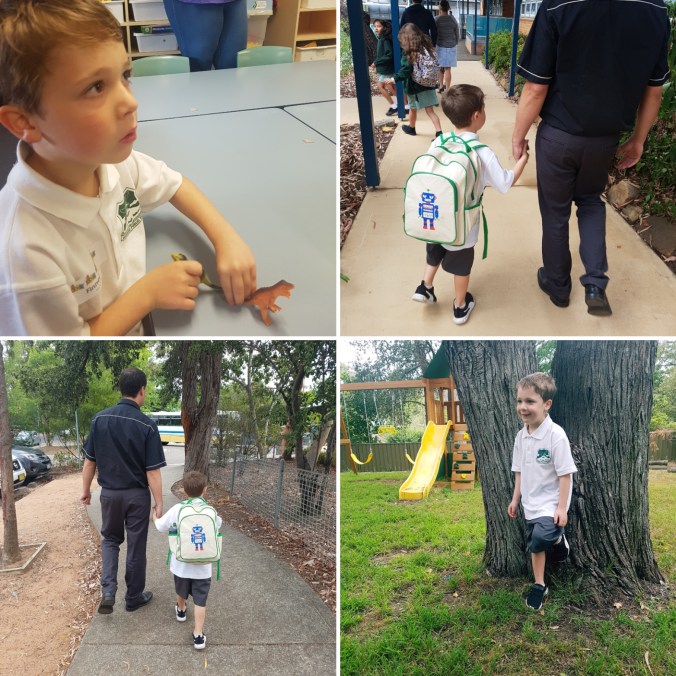 Finn's first day of school 1.2.2018